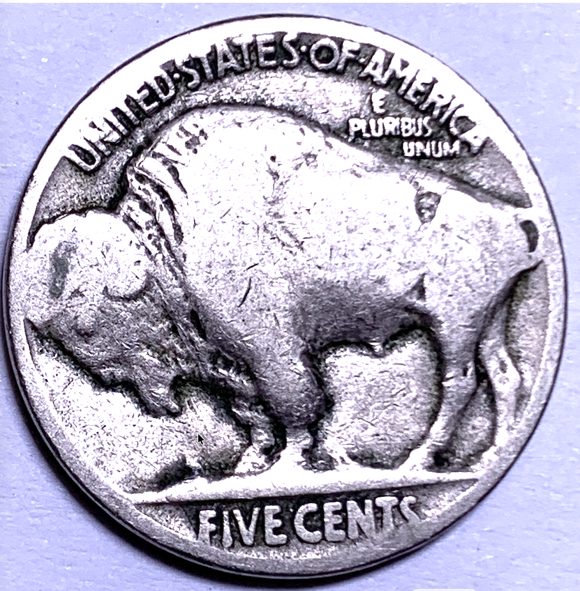 1920 Buffalo Nickel – United States – KM#134 – 5c Coin, Philadelphia Mint
