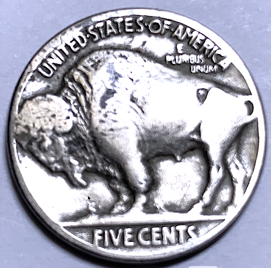 USA 1934 5 Cents Buffalo Nickel – KM#134 – Copper-Nickel, 20.21M Mintage