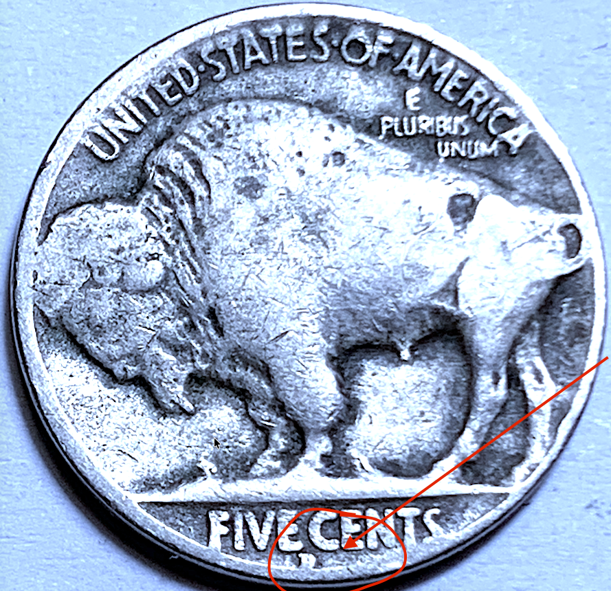 USA 1929-D 5 Cents Buffalo Nickel – KM#134 – Very Low Mintage 8.37M