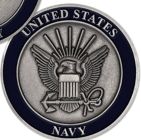 Moneda de desafío del suboficial de tercera clase E-4 de la Marina de los EE. UU.