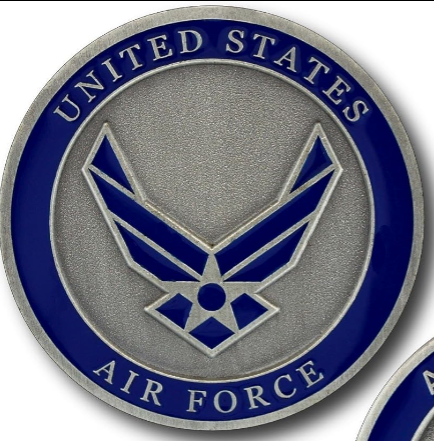 Moneda del desafío del Credo del Aviador de la Fuerza Aérea de los EE. UU.