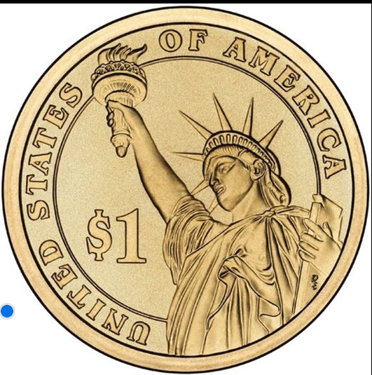 Pièce de 25 P de 2015 à l'effigie de Lyndon B. Johnson, non circulée