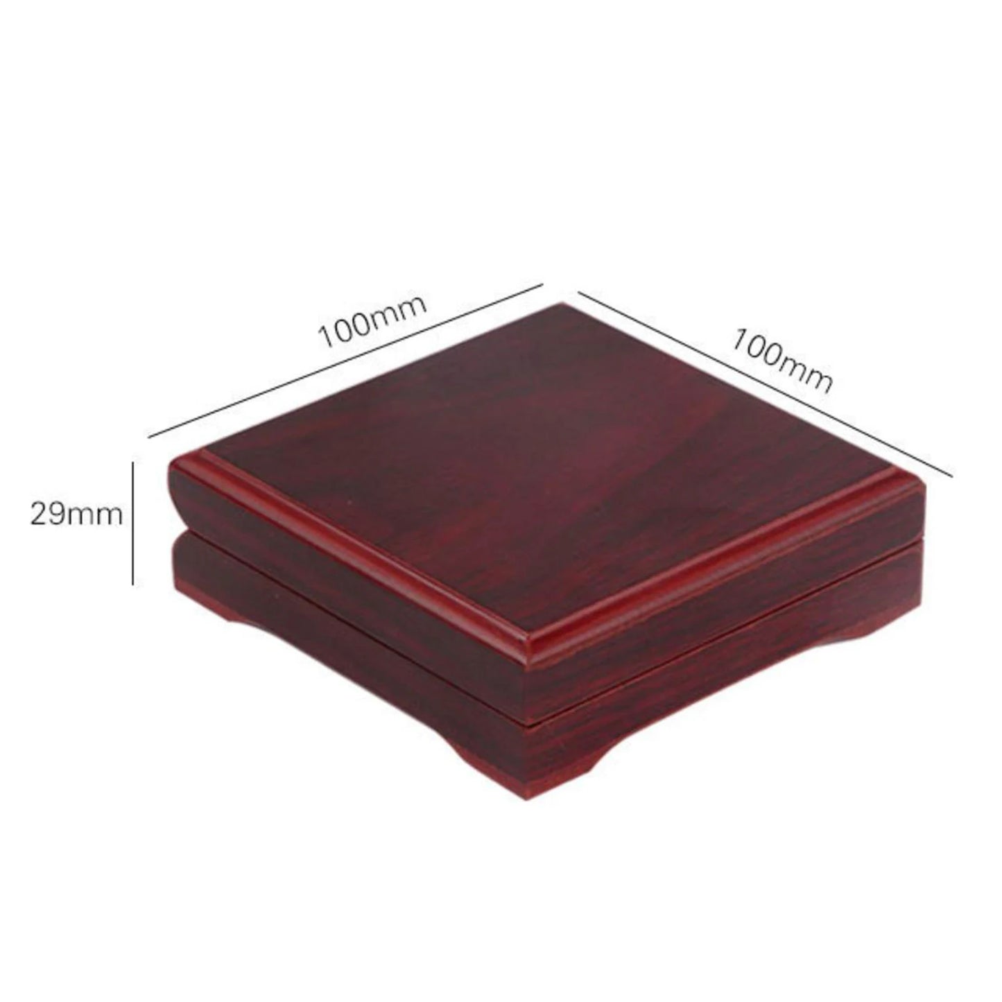 Wooden Coin Storage Box - Elegant Display for Commemorative Coins