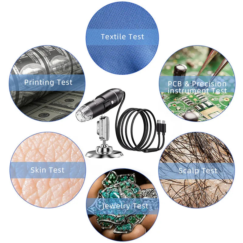 Enhance Precision with 1600X Digital Microscope - Limited Stock Available