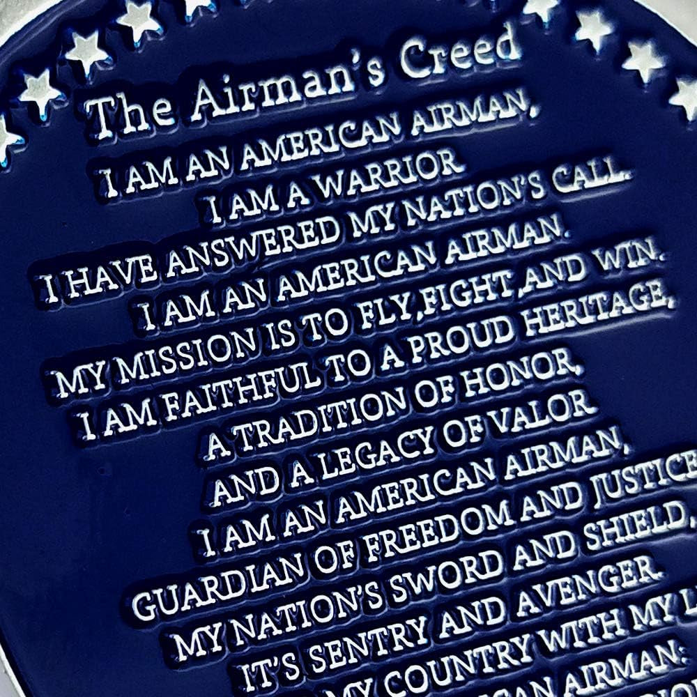 United States Air Force Airman'S Creed Military Challenge Coin
