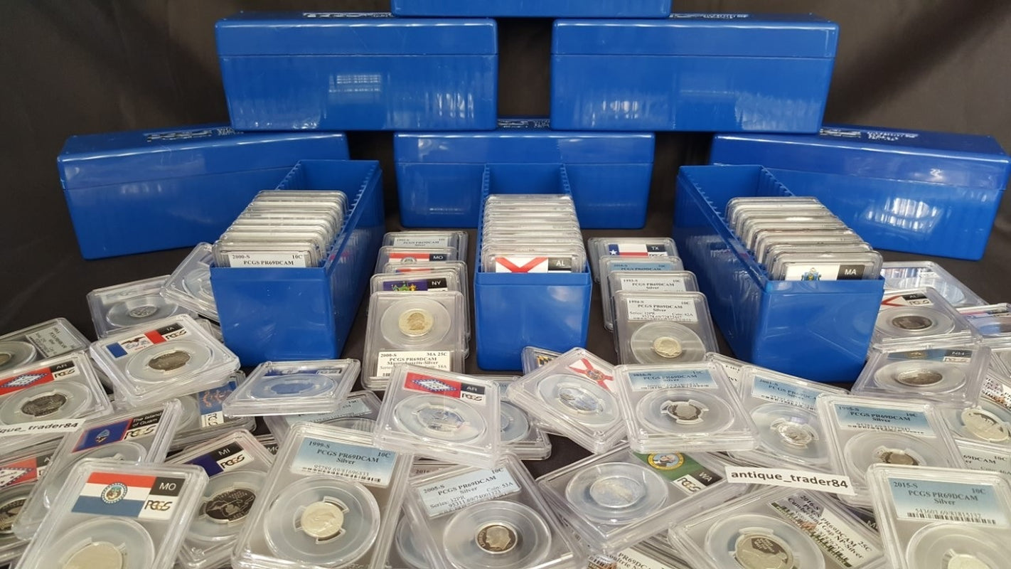 ✯ PCGS 90% SILVER Proof Coins ✯ PR69 Graded SILVER Estate Sale ✯ 1 SLAB LOT ✯