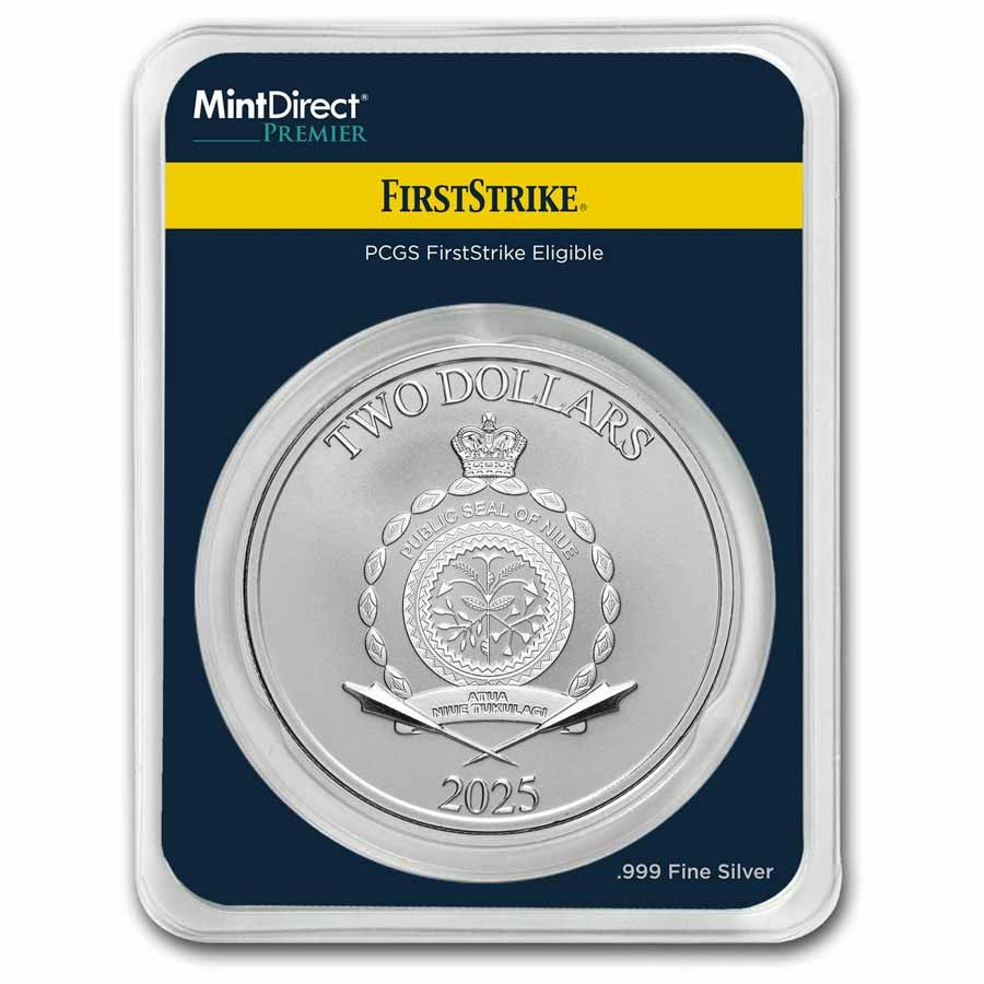 2025 Niue 1 Oz Ag Star Wars Luke Skywalker (MD® Premier +PCGS FS)