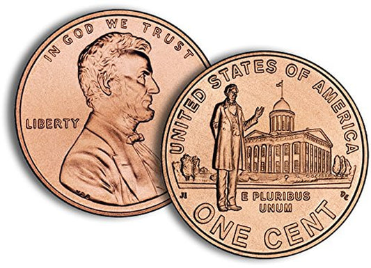 2009 P, D Lincoln Cent - 2 Bankroll Set - Professional Years Design Uncirculated