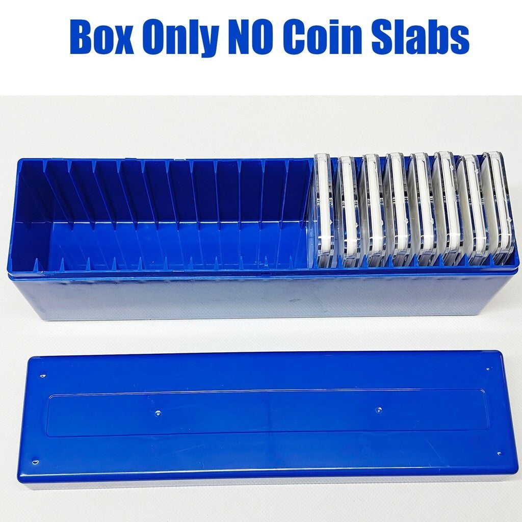 Coin Storage Box Collection Case for 20 PCGS NGC PCCB Pmgab Slab Coin Holders