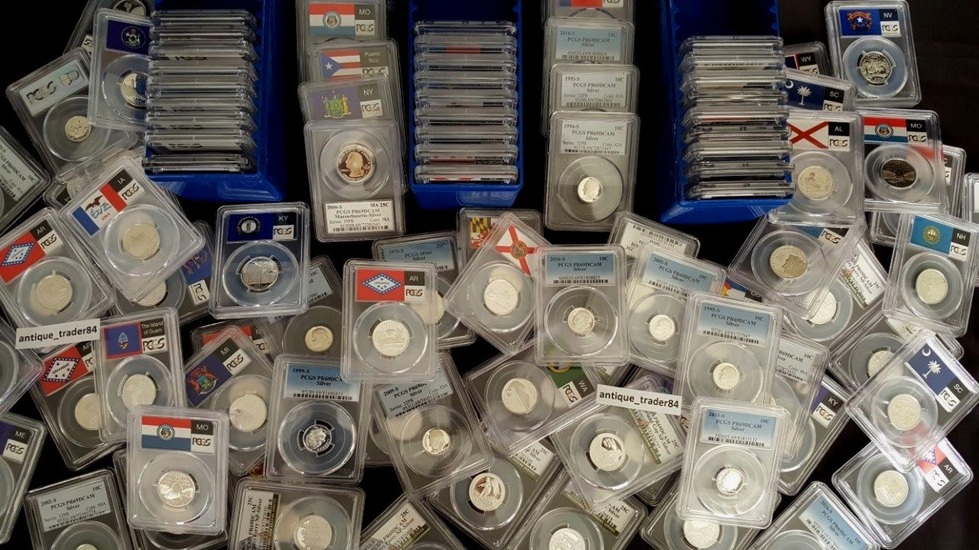 ✯ PCGS 90% SILVER Proof Coins ✯ PR69 Graded SILVER Estate Sale ✯ 1 SLAB LOT ✯