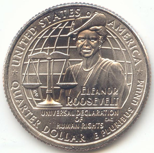 2023 D American Women, Washington Eleanor Roosevelt Quarter Uncirculated