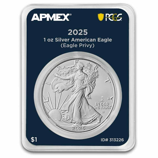 2025 1 Oz Silver Eagle (Eagle Privy) (MD Premier + PCGS FS®)