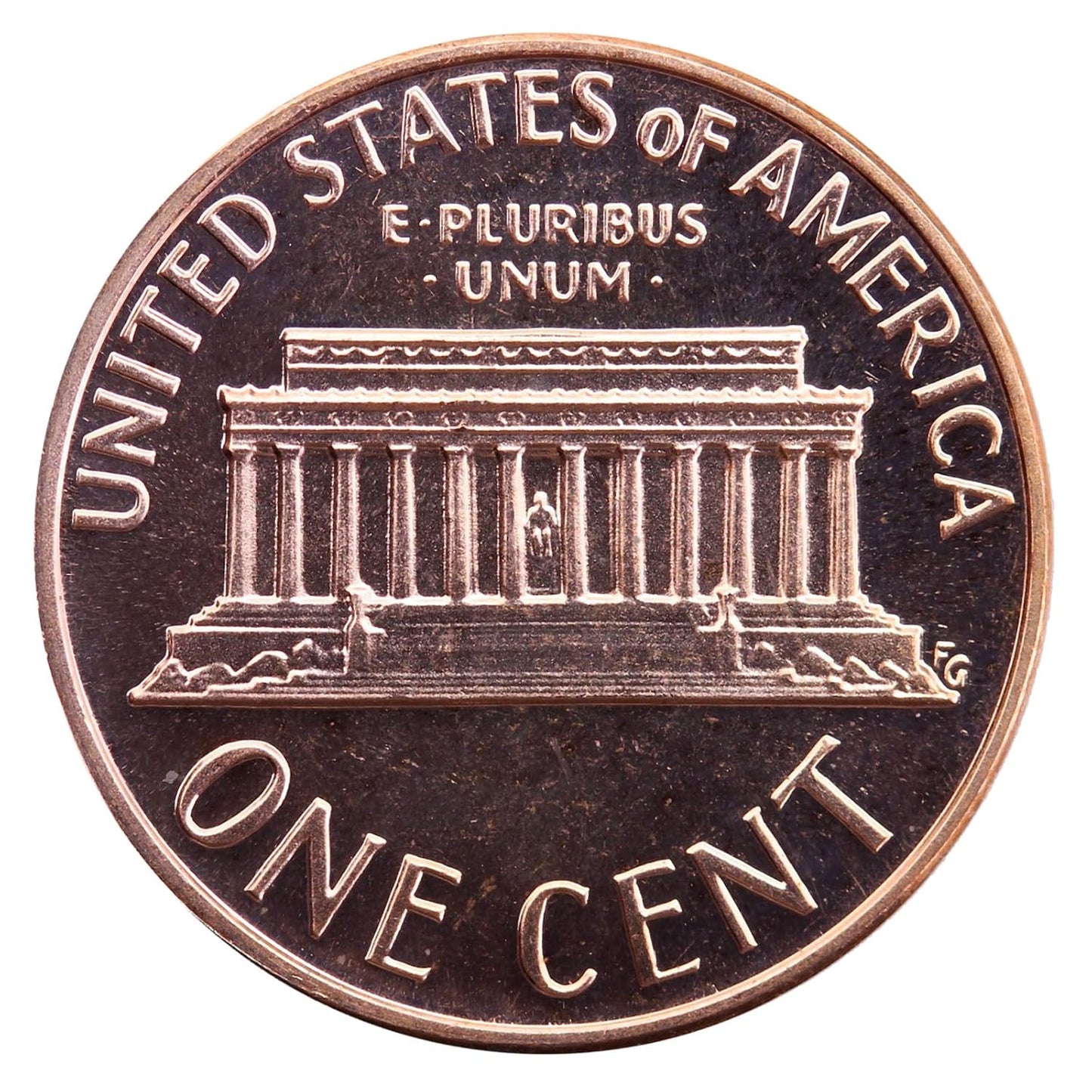1970 S Gem Proof Lincoln Memorial Cent Penny US Mint Proof