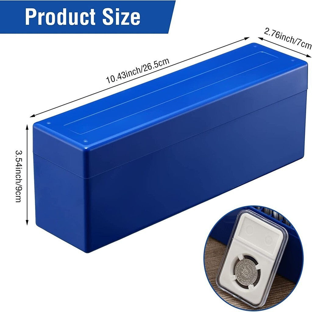 Coin Storage Box Collection Case for 20 PCGS NGC PCCB Pmgab Slab Coin Holders