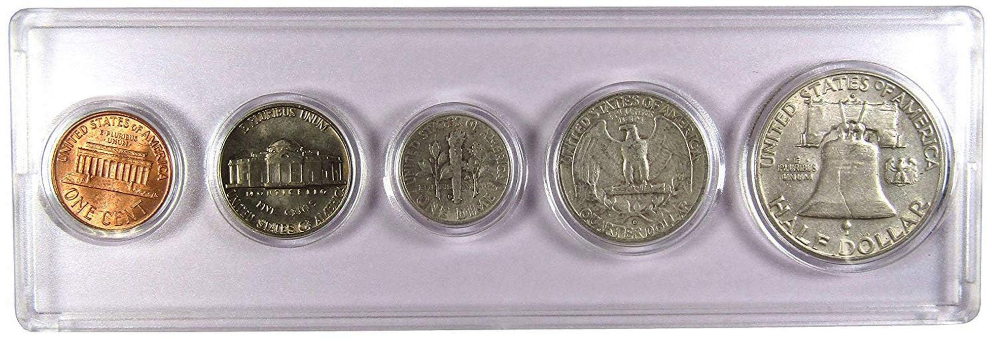 1939 Year Set 5 Coins in AG about Good or Better Condition Collectible Gift Set