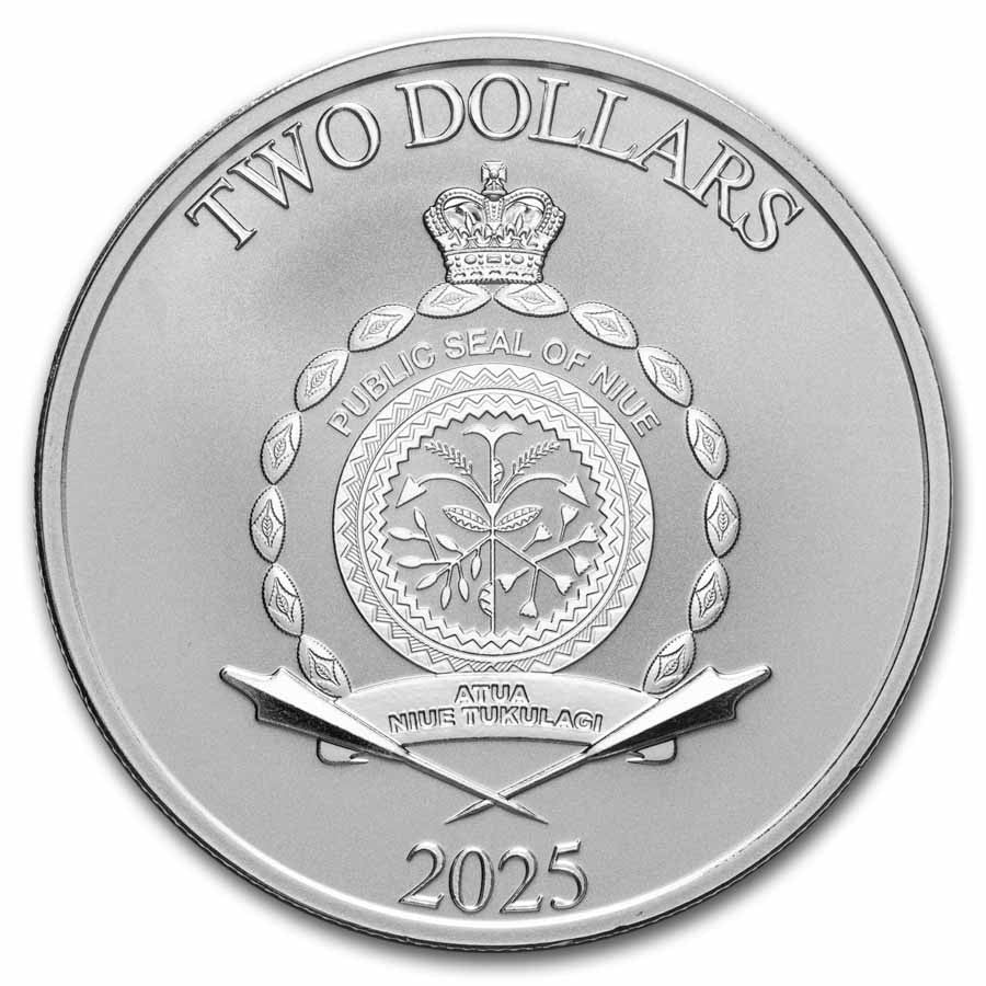 2025 Niue 1 Oz Ag Star Wars Luke Skywalker (MD® Premier +PCGS FS)